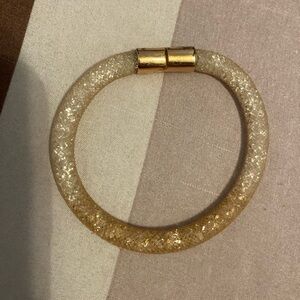 Swarovski gold stardust bracelet
